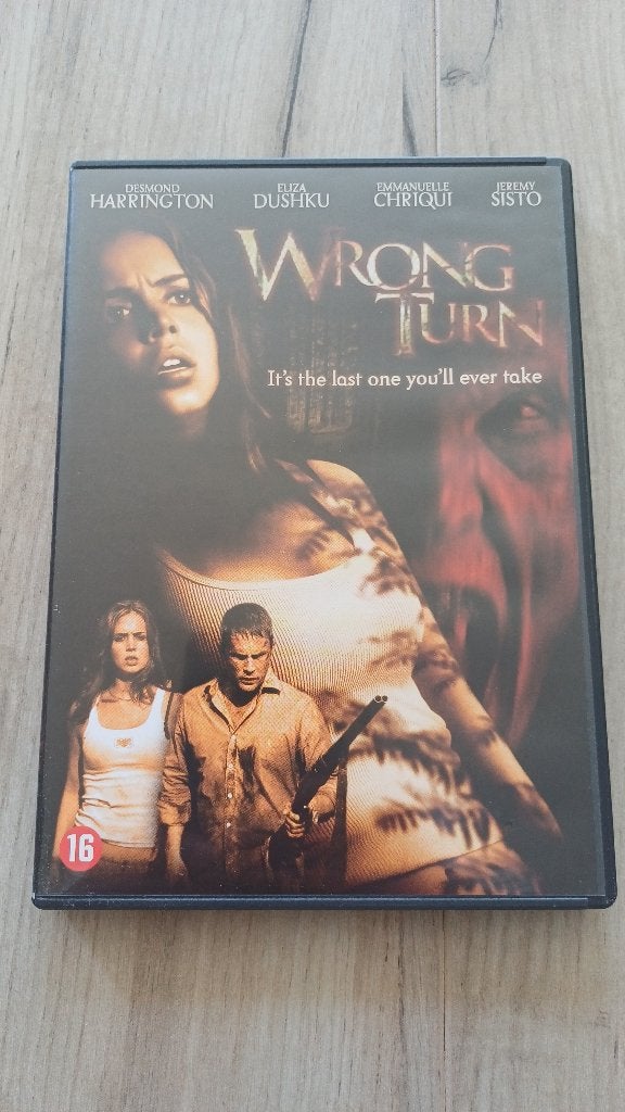 Dvd's Wrong Turn 1 & 2, Cd's en Dvd's, Dvd's | Horror, Ophalen, Engels, Vanaf 16 jaar, Breedbeeld
