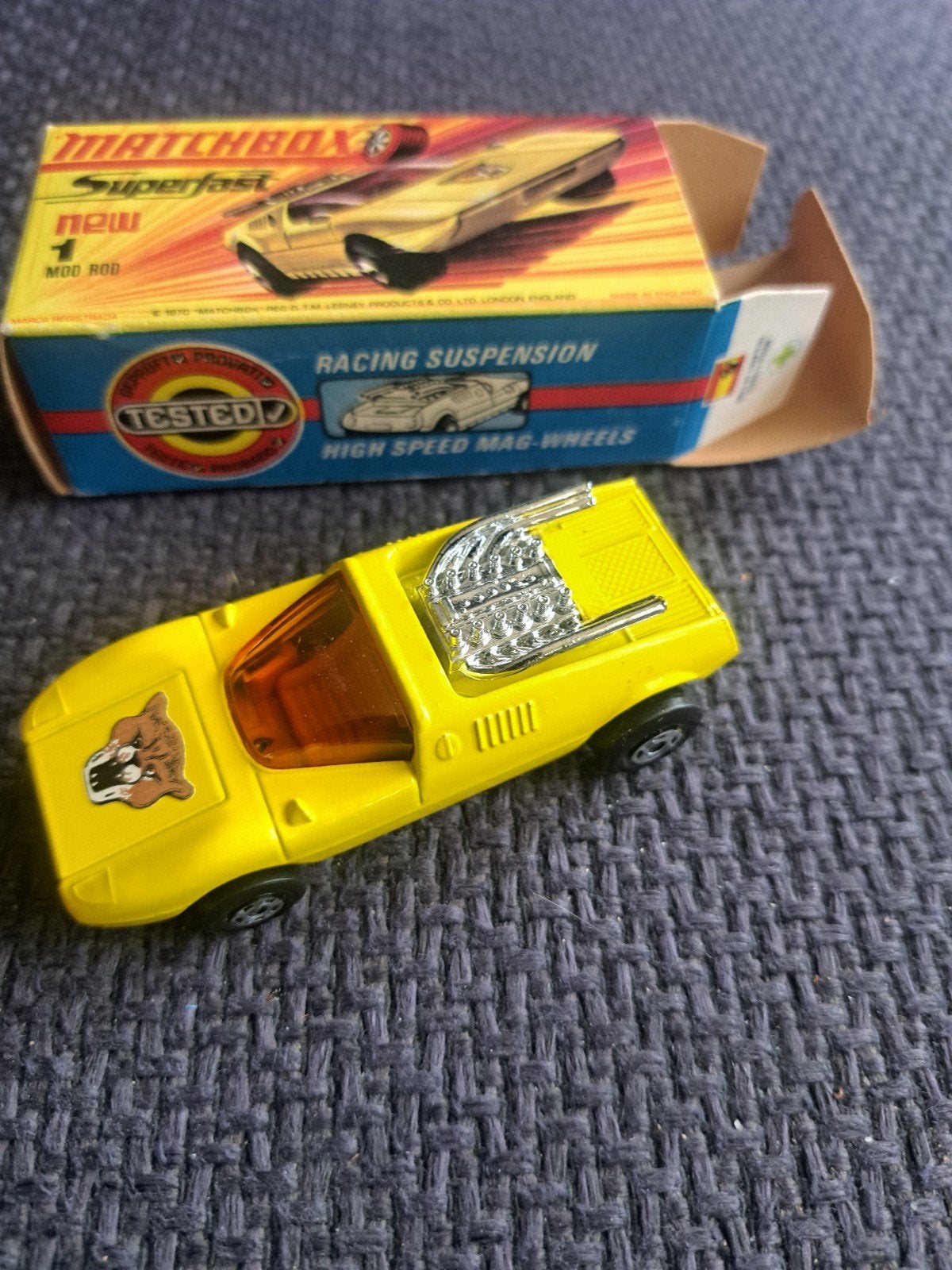 Matchbox lesney model 1 model rod in o.v.p, Auto, England, Ophalen of Verzenden, N.b