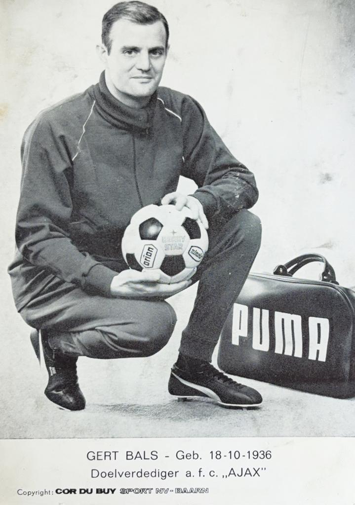 Spelerskaart Gert Bals - AFC Ajax Amsterdam, Ophalen of Verzenden, Gebruikt, Ajax, Spelerskaart