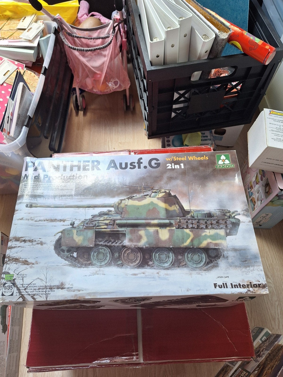 Takom Panther Ausf G 1:35, Overige merken, Tank, 1:32 tot 1:50, Ophalen of Verzenden