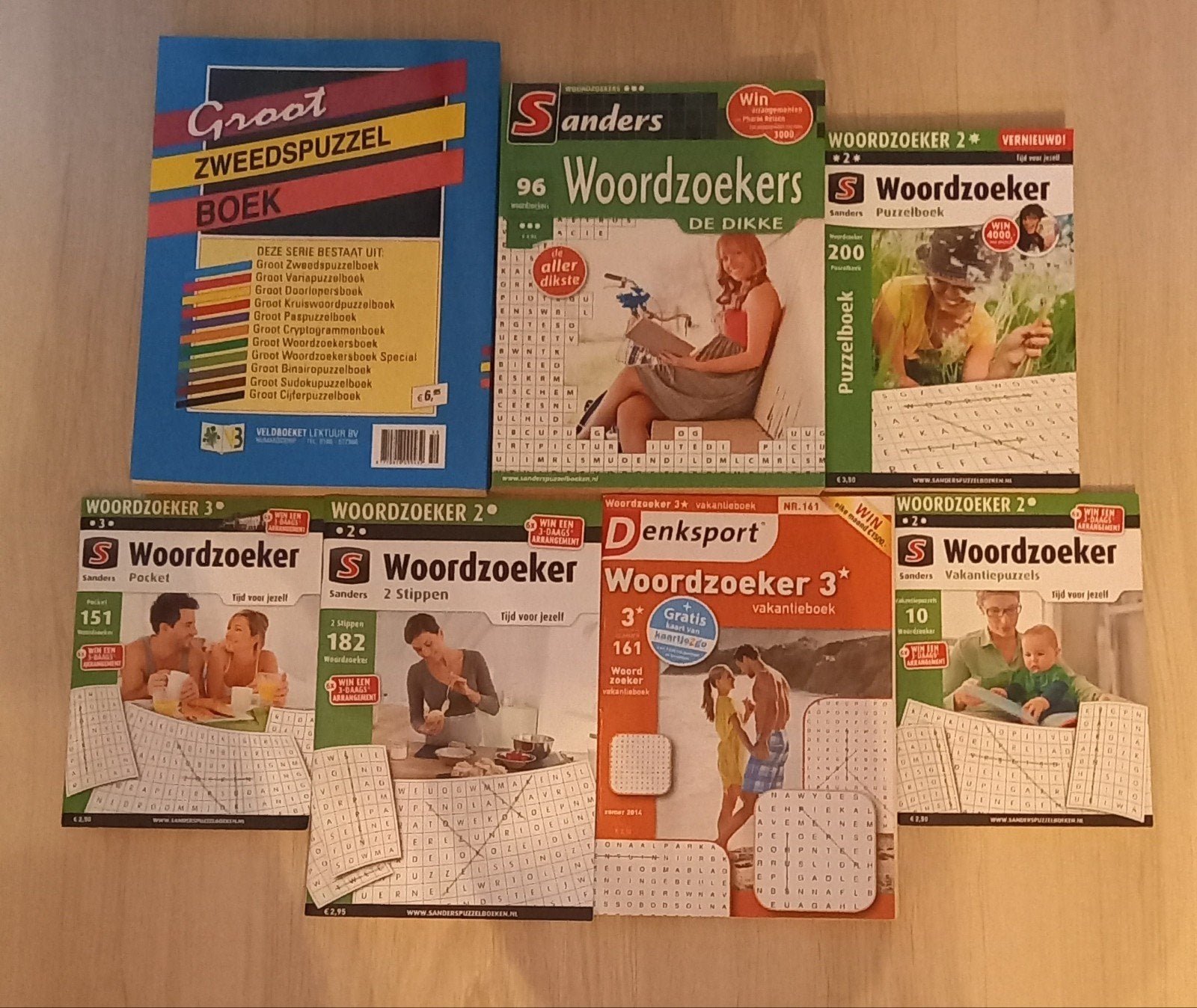 7 puzzelboekjes €5, Ophalen, 500 t/m 1500 stukjes, Nieuw