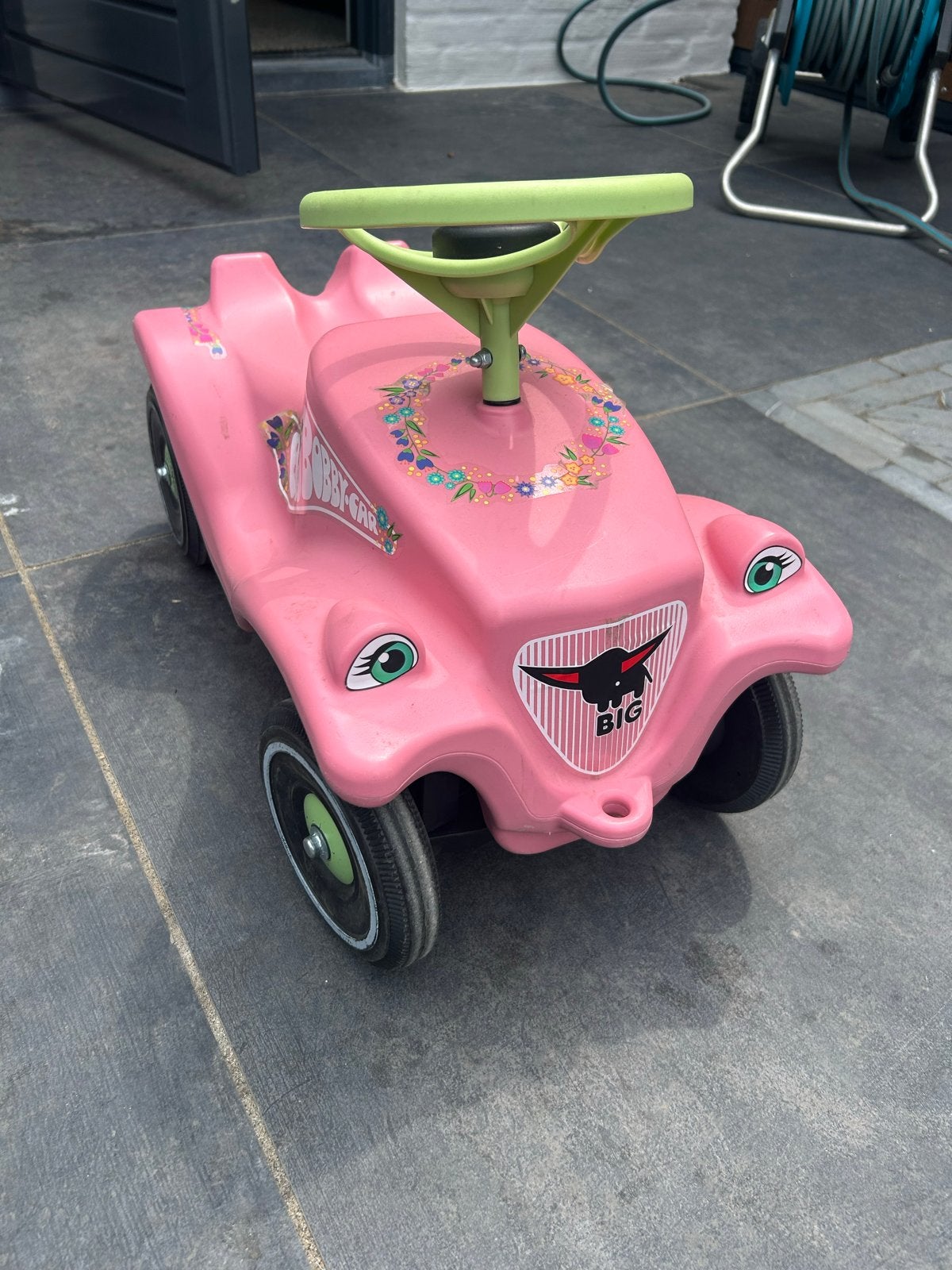 Roze BIG Bobby Car Loopauto - Gebruikt, Ophalen of Verzenden, Gebruikt, Loopvoertuig