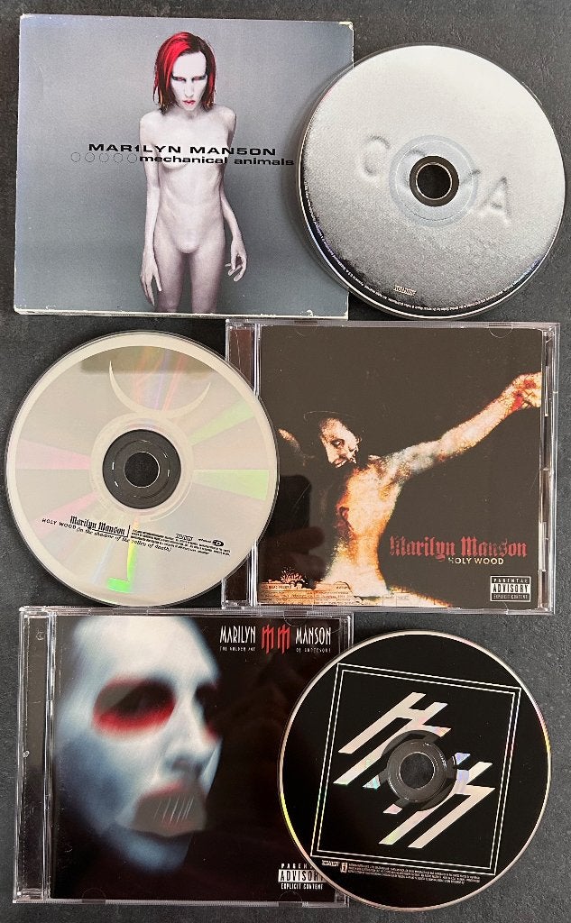 MARILYN MANSON - Mechanical, Holy wood & Golden age ( 3 CDs), Ophalen of Verzenden, Zo goed als nieuw