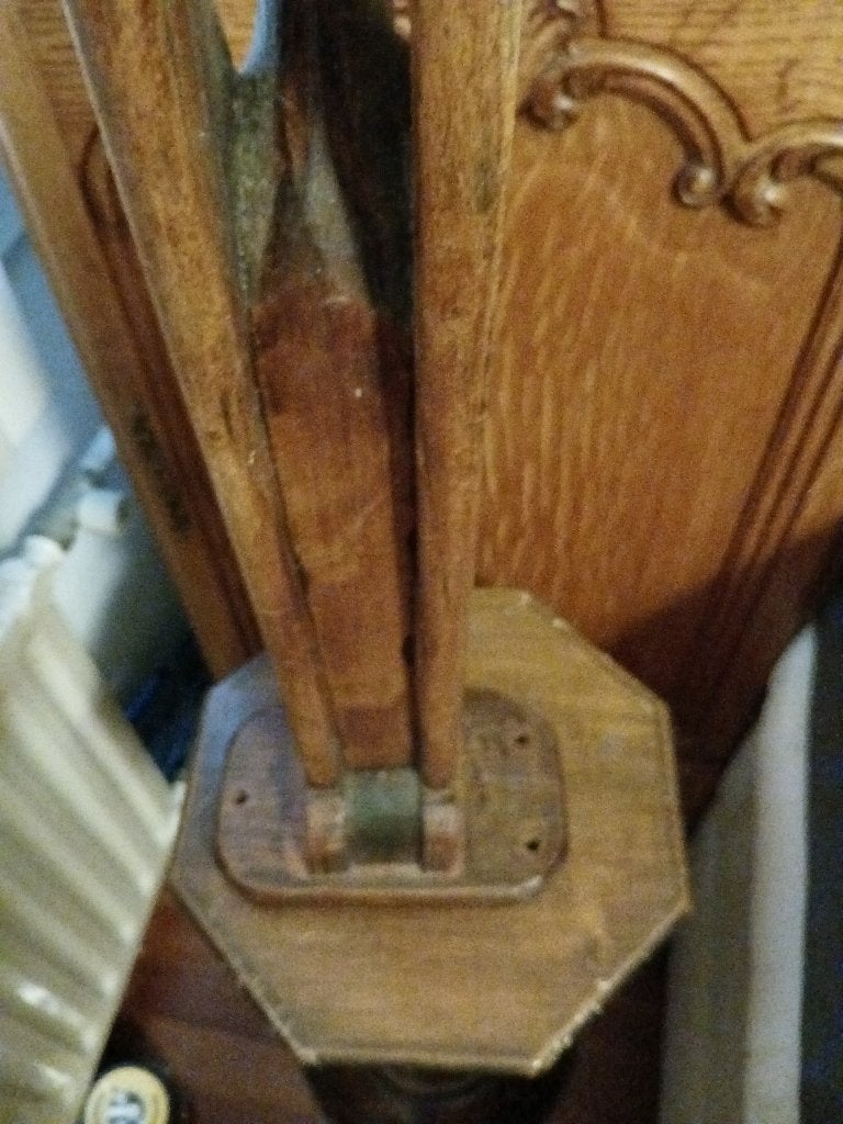 Houtsnijwerk beeld, Ophalen, Handgemaakt, 1 meter - 2 meter, Beeld