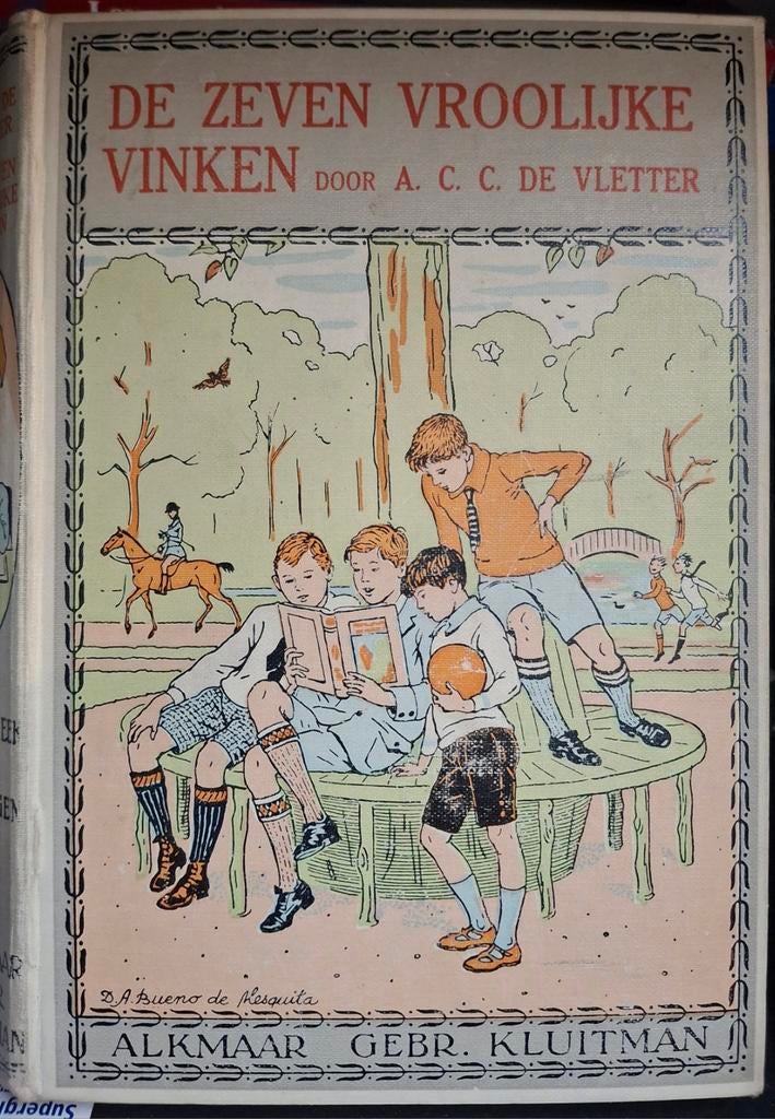 De Zeven Vroolijke Vinken - A.C.C. de Vletter, Boeken, Ophalen of Verzenden, Gelezen, A. C. C. de Vletter, Fictie algemeen