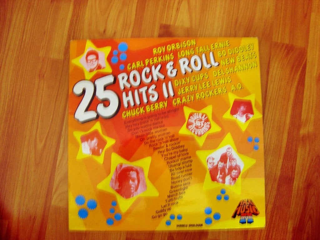 LP:25 ROCK & ROLL HITS –(1972), Gebruikt, Overige formaten, Ophalen of Verzenden, Poprock