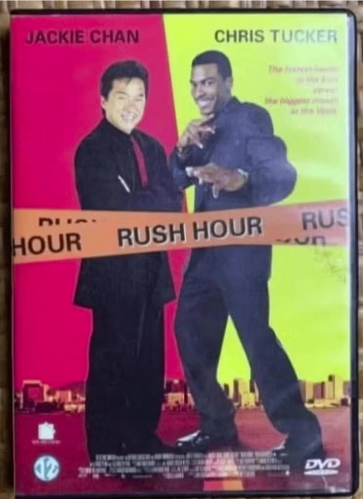 DVD Rush Hour met Jackie Chan en Chris Tucker, Vanaf 12 jaar, Ophalen of Verzenden, Zo goed als nieuw