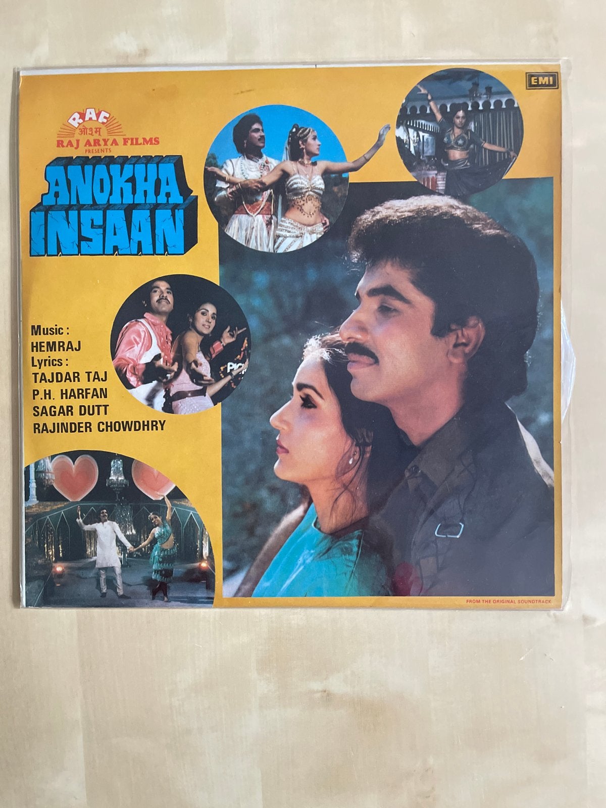 Anokha Insaan - Bollywood Soundtrack LP (EMI PMLP 1061), Cd's en Dvd's, LP, Ophalen of Verzenden, Zo goed als nieuw, 12 inch