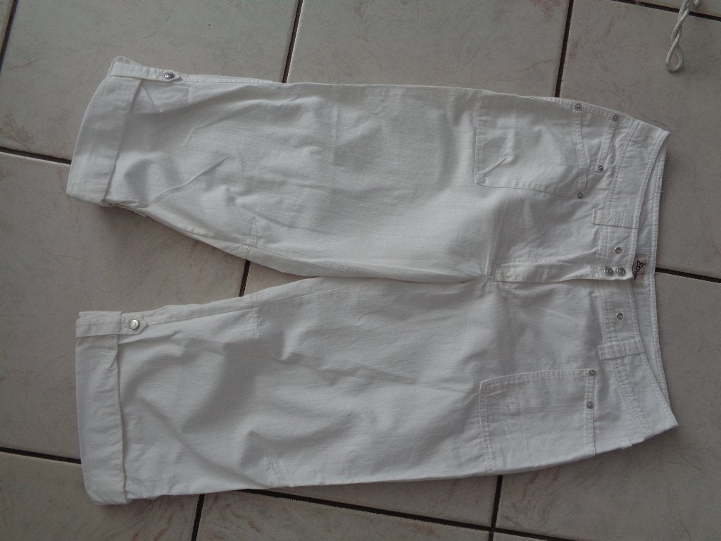 miss etam maat 46 taille 46 cm-100% katoen geen stretch, Wit, Maat 46/48 (XL) of groter, Ophalen of Verzenden, Zo goed als nieuw