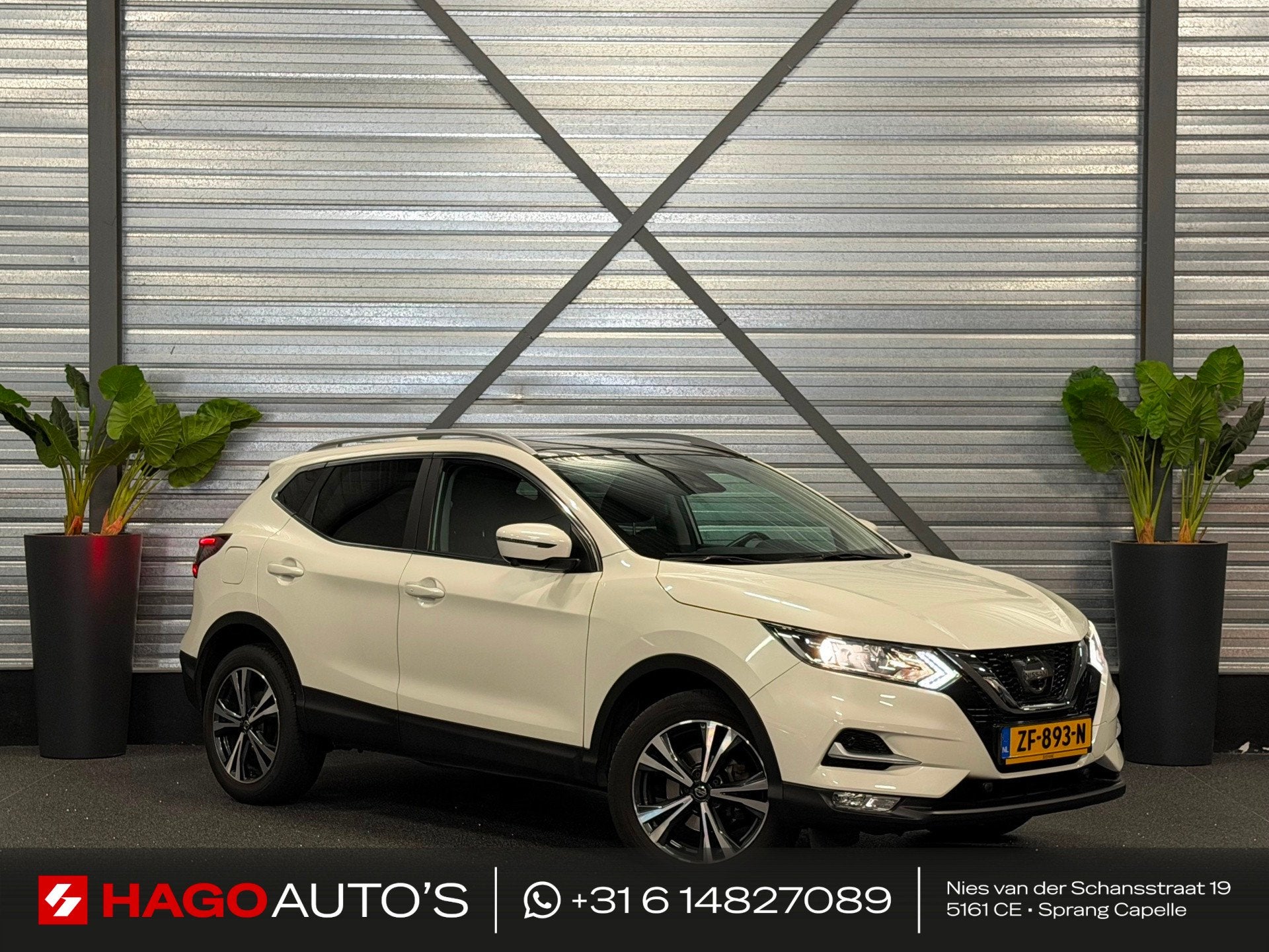 Nissan Qashqai 1.2 N-Connecta 2E-EIG/NAVI/PANO/LED/CLIMATE/3, Voorwielaandrijving, Dealer onderhouden, Stof, Gebruikt