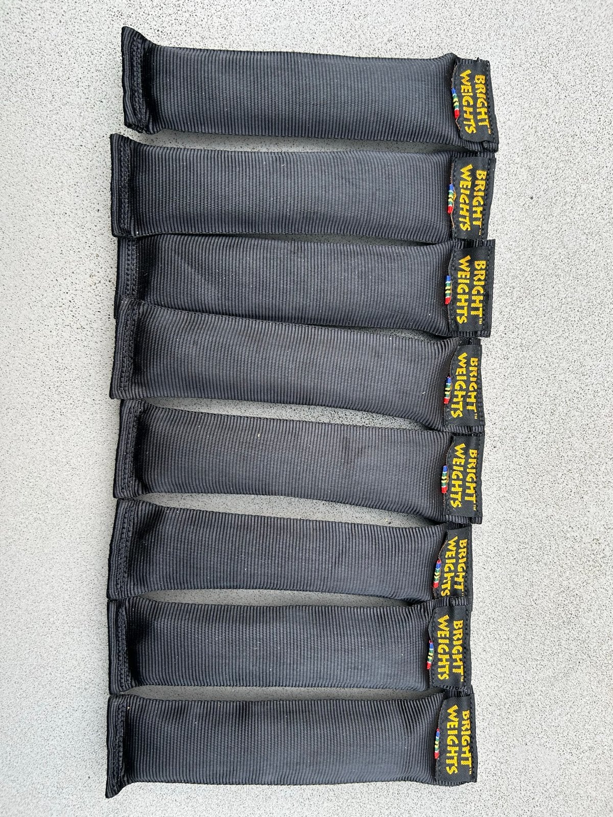 8x 1 kg Duikgewichten - Bright Weights, Ophalen of Verzenden, Gebruikt, Lood of Loodgordel