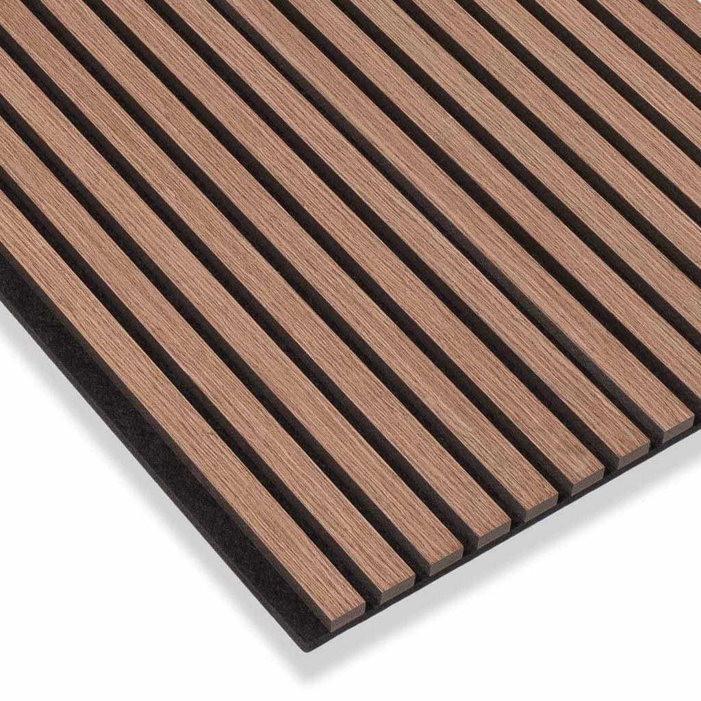 Akoestische wandpanelen lattenwand walnoot 270cm, Huis en Inrichting, Ophalen, Zo goed als nieuw