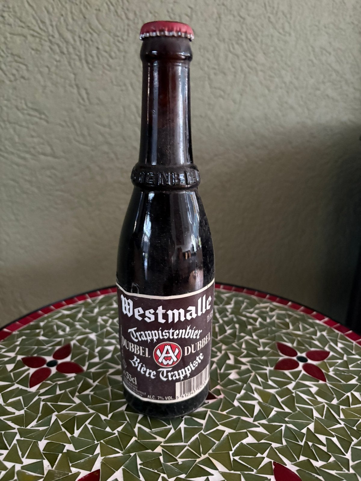 Westmalle trappist, Ophalen of Verzenden, Gebruikt, Flesje(s), Overige merken