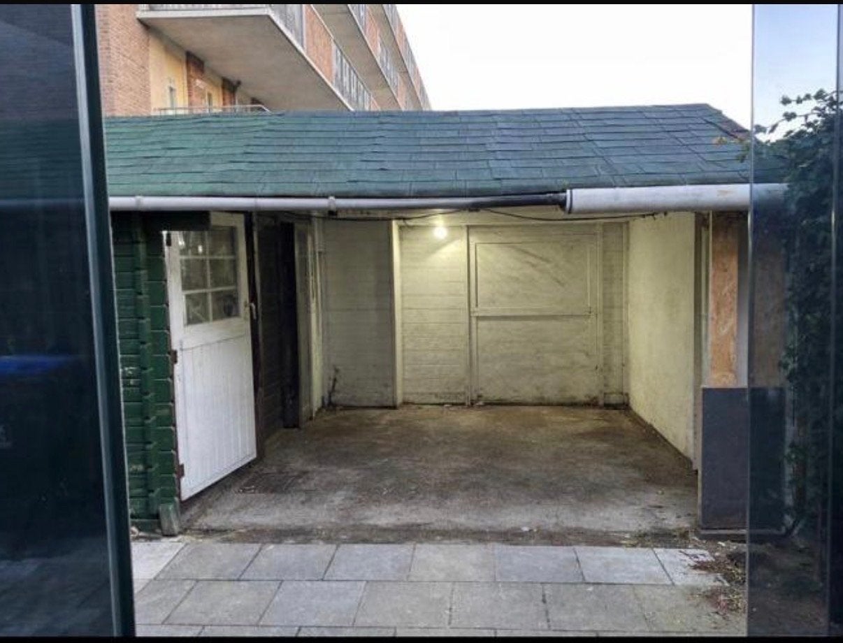 Gratis tuinhuis met overkapping, Ophalen, Gebruikt, Schuur