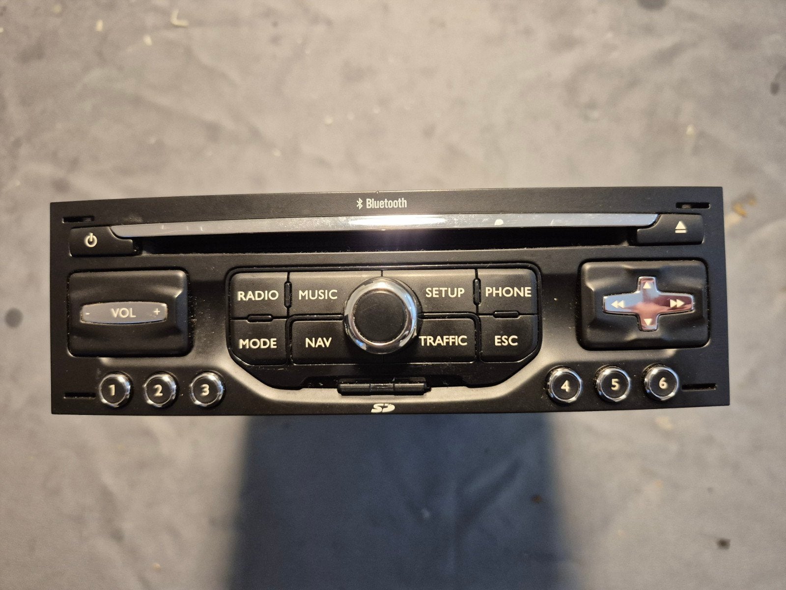 Peugeot/Citroën RNEG Radio Navigatie Unit Bluetooth, Auto diversen, Ophalen of Verzenden, Gebruikt