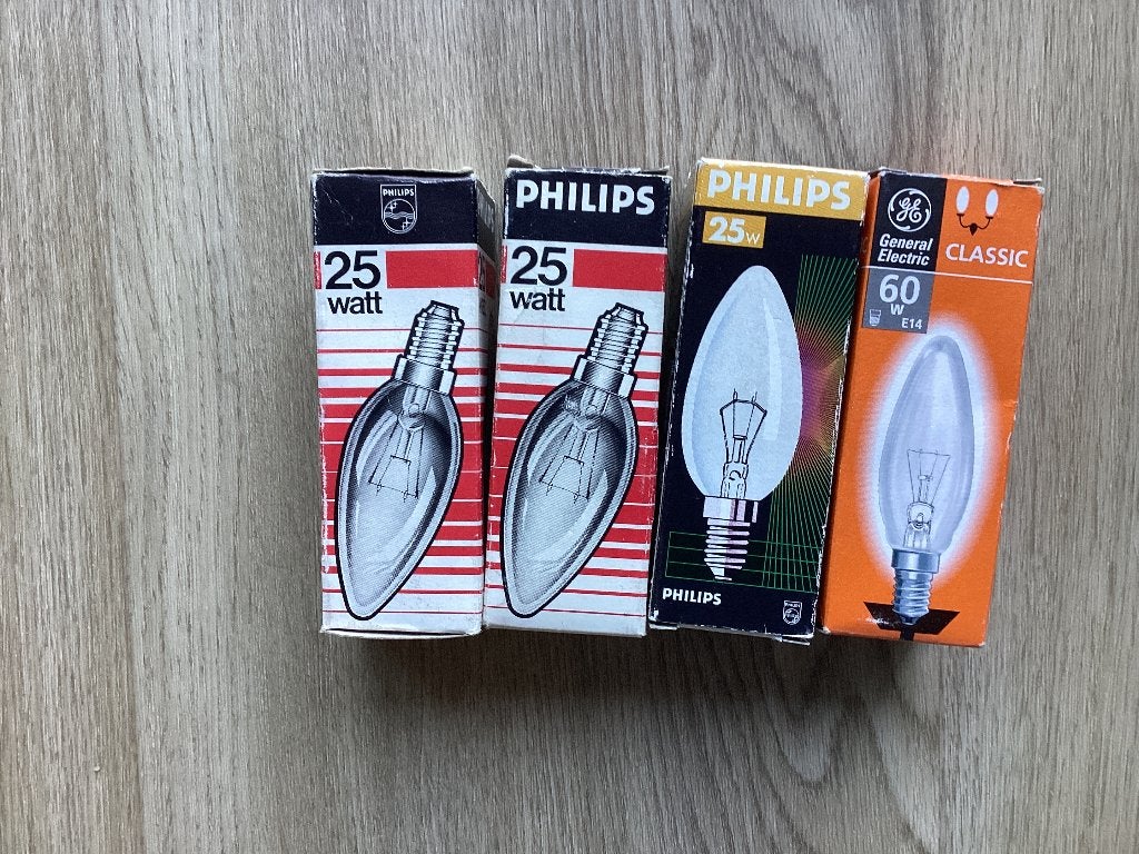 Gloeilampen, Gloeilamp, E14 (klein), Nieuw, Daglicht