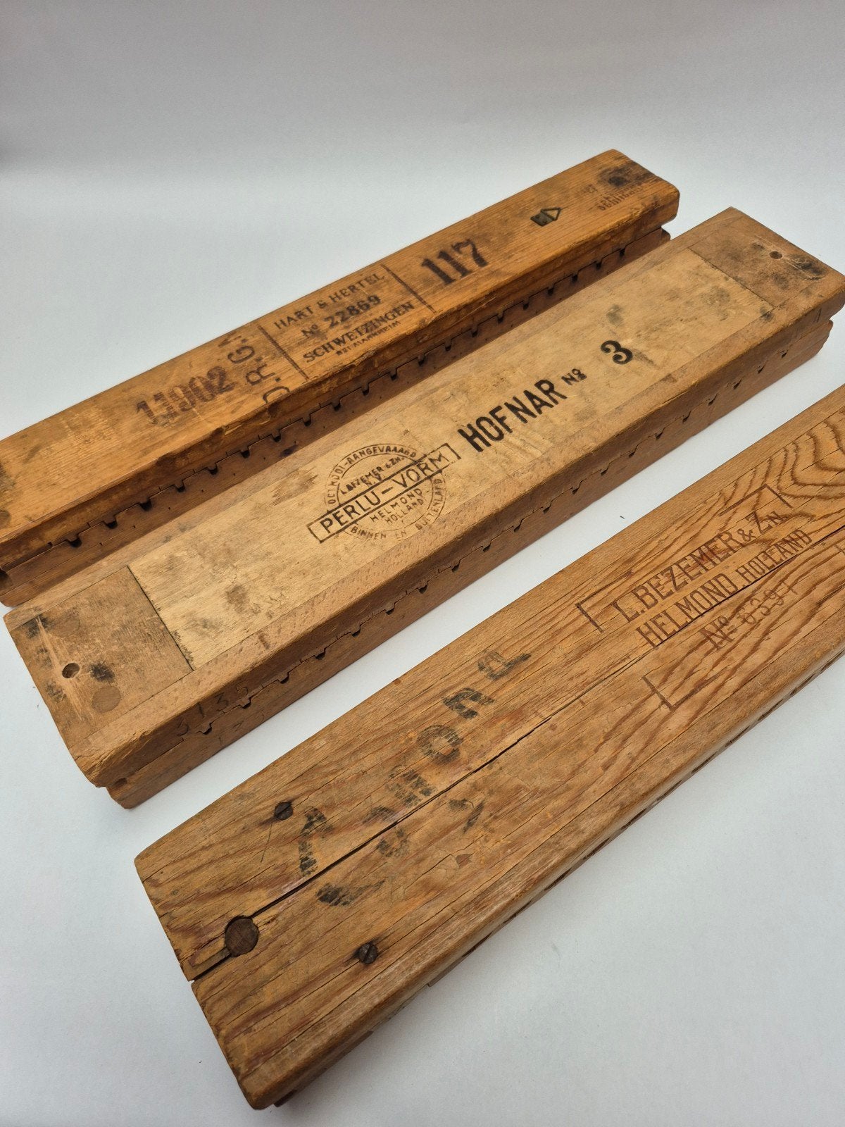 3 houten sigarenmal, Verzamelen, Ophalen of Verzenden