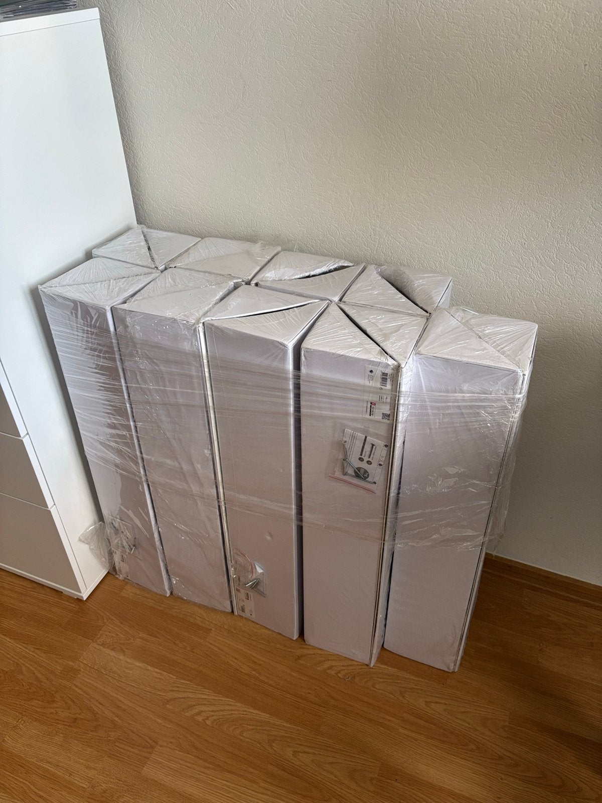 Wandplank metaal wit Duraline 80x15x15 cm, Ophalen, Nieuw