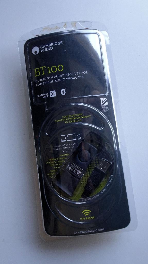 Cambridge BT100 Audio Receiver, Ophalen of Verzenden, Nieuw, Overige typen