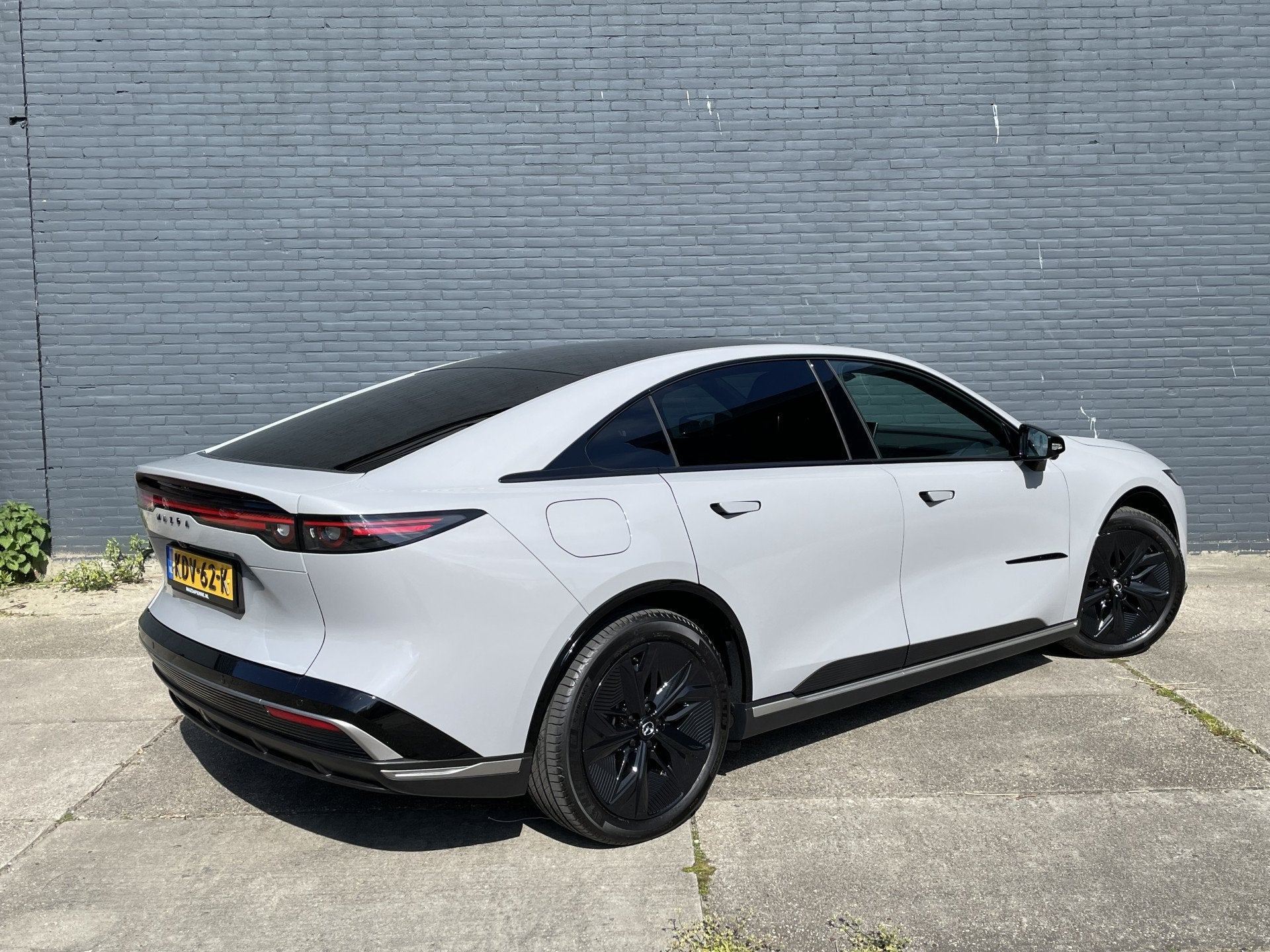 Mazda 6e Takumi Long Range 80 kWh | BLACK PAKKET 19 INCH LMV, Auto's, Automaat, Dealer onderhouden, Achterwielaandrijving, Zwart