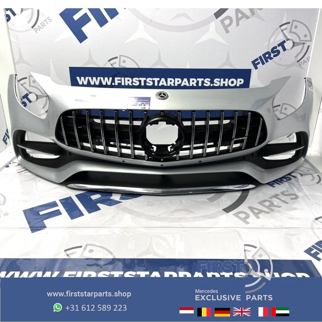 W190 GT GTC GTS AMG BUMPER FACELIFT VOORBUMPER COMPLEET A190, Auto-onderdelen, Carrosserie en Plaatwerk, Gebruikt, -, Voor, Ophalen of Verzenden