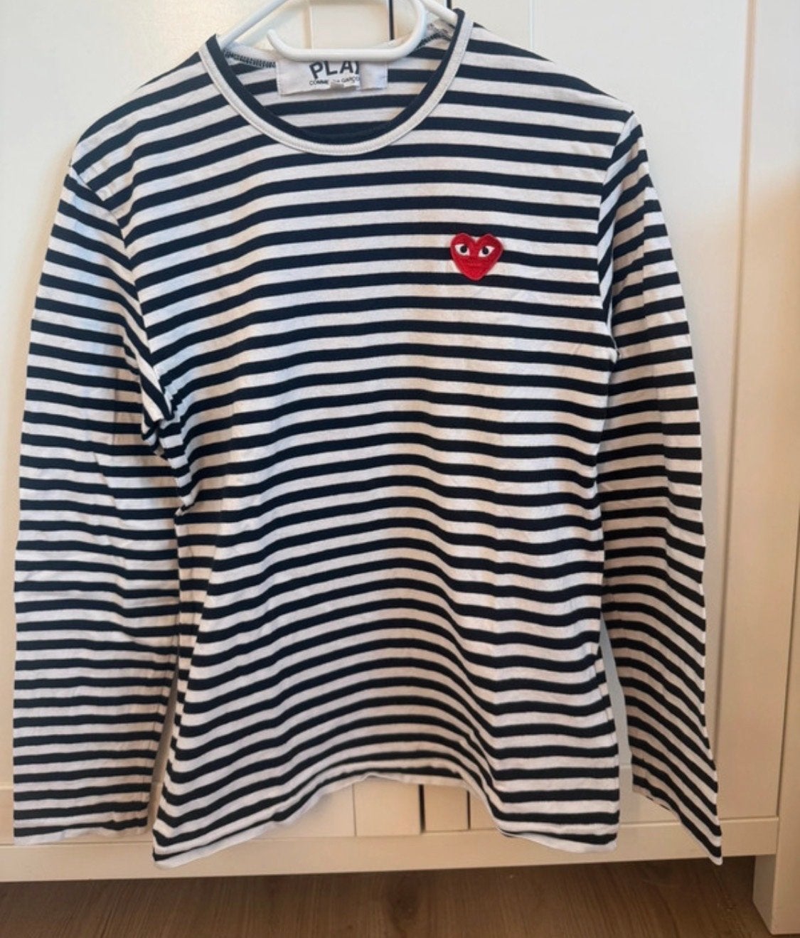 Comme des Garçons Play longsleeve wit/zwart gestreept, Kleding | Dames, Maat 38/40 (M), Verzenden, Wit, Lange mouw