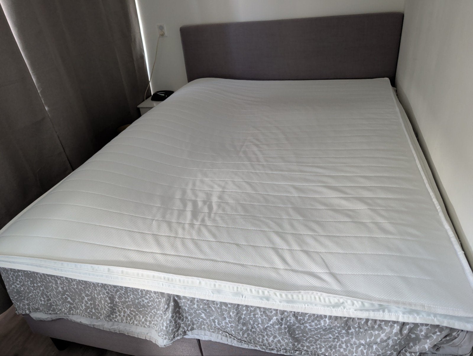 Topper leen bakker, Huis en Inrichting, Slaapkamer | Matrassen en Bedbodems, Ophalen, Zo goed als nieuw, Tweepersoons