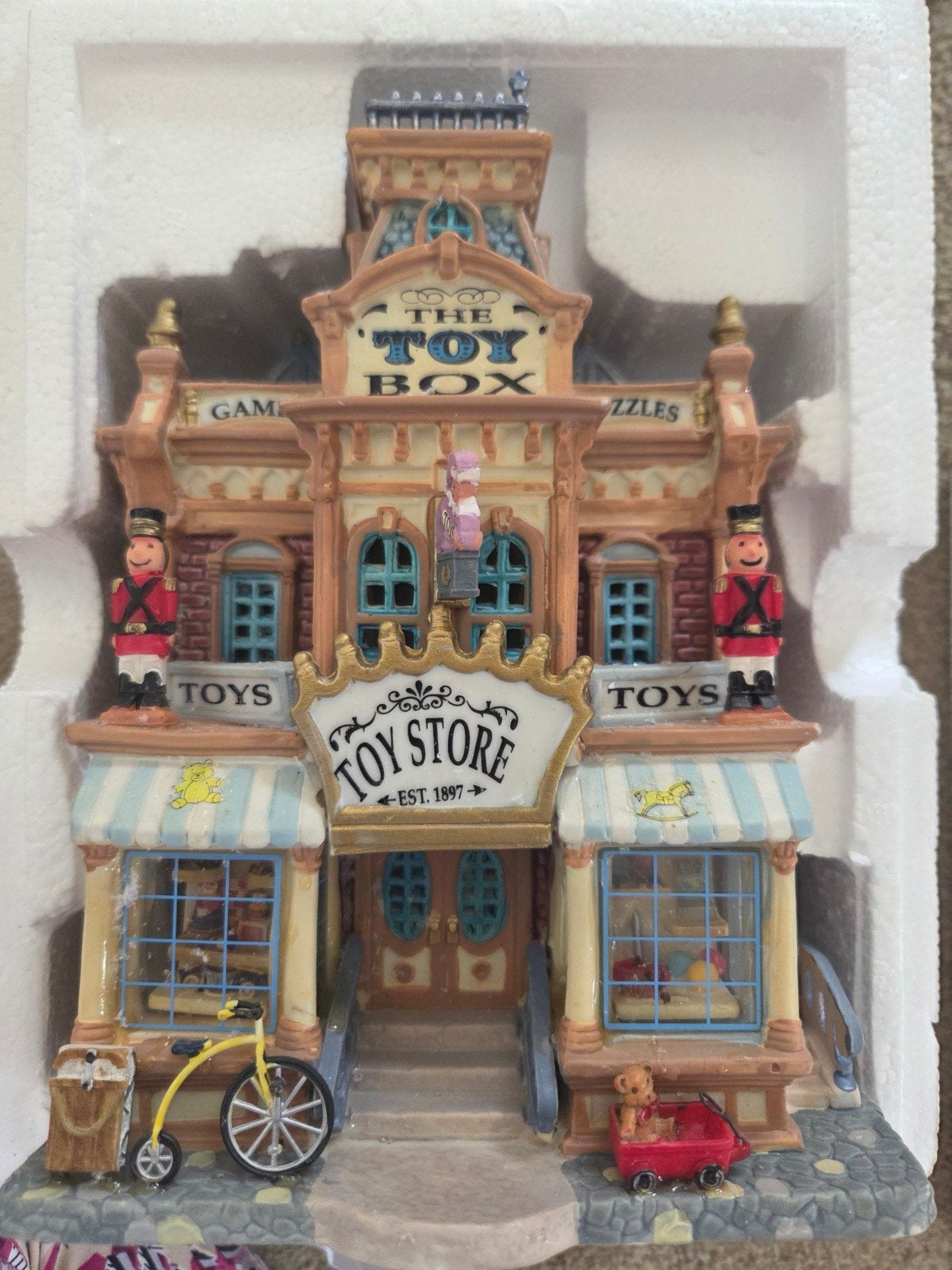 Lemax the toy box kerstdorp, Ophalen of Verzenden