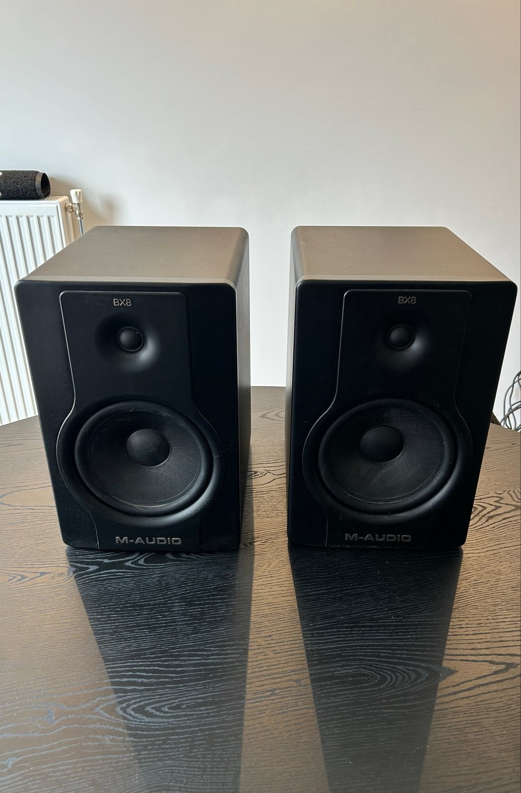 M-Audio BX8 D2 Studiomonitors + 2 speakerstandaarden, Audio, Tv en Foto, Luidsprekers, Ophalen, Studiomonitor, Inclusief standaarden