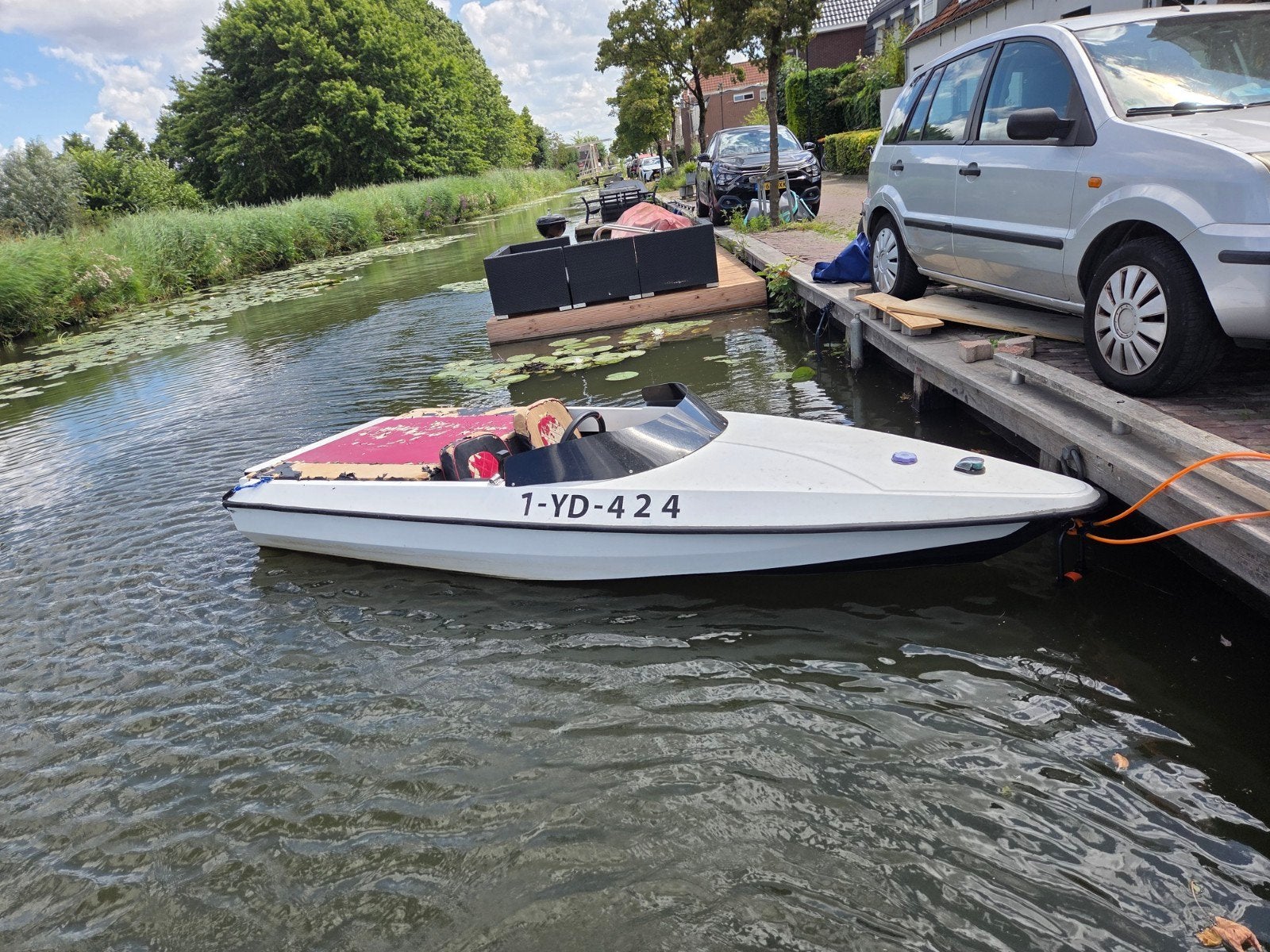 Jetboot Yamaha 110 pk, Ophalen