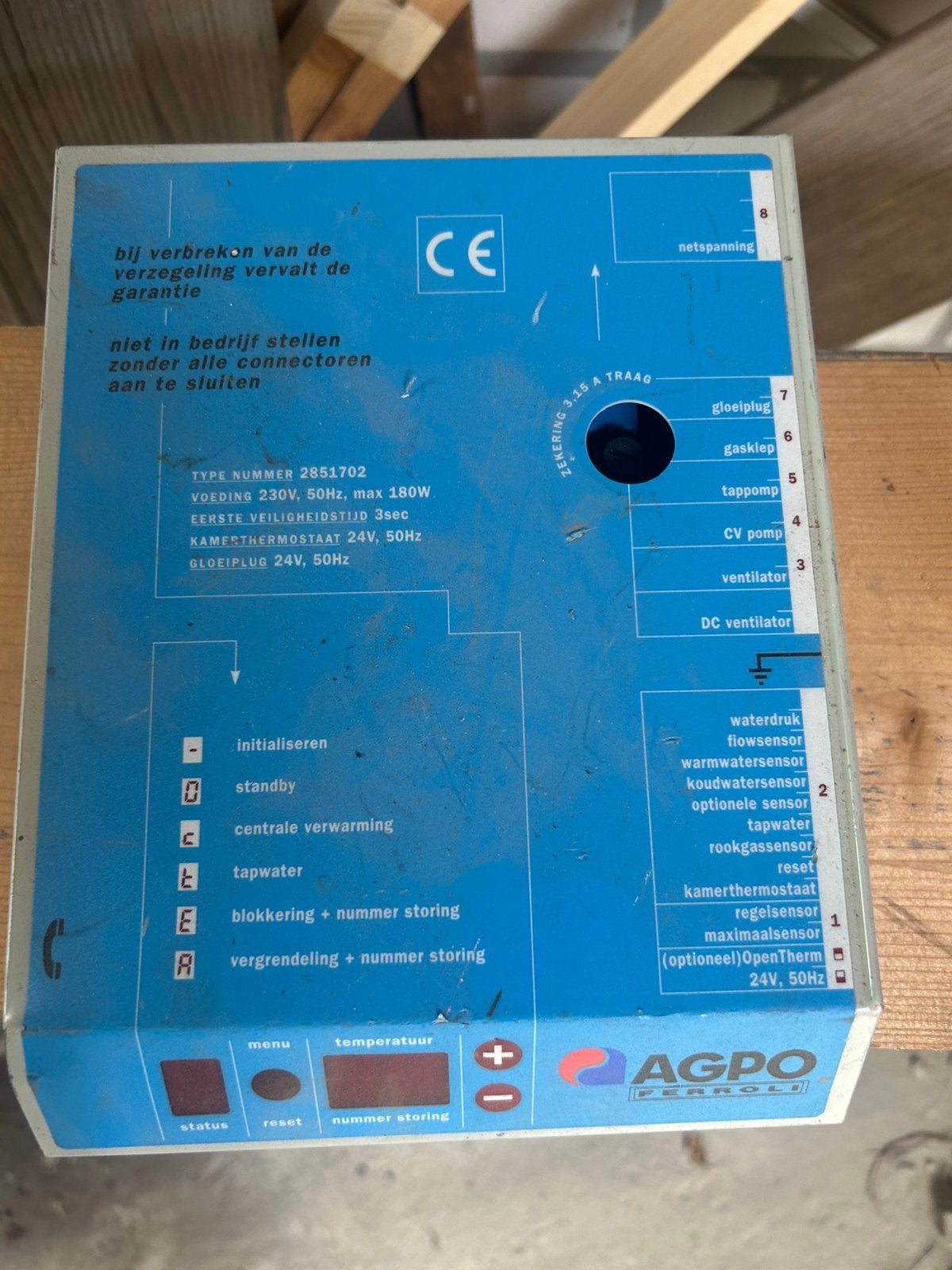 Agpo hmc branderautomaat, Ophalen of Verzenden, Zo goed als nieuw