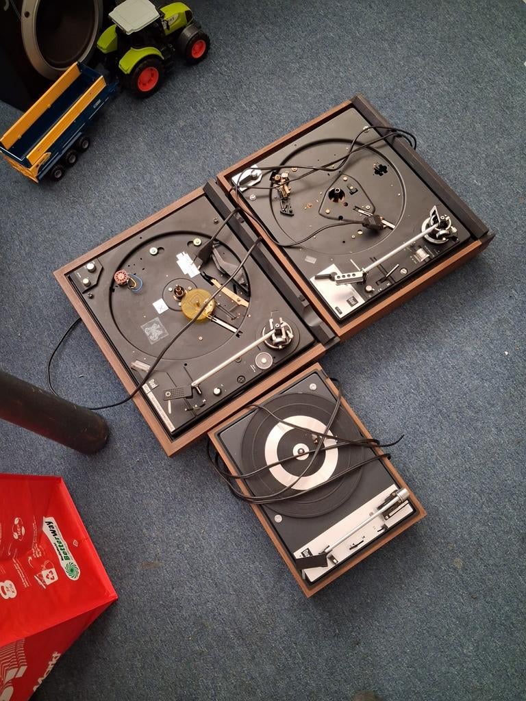 Dual Platenspelers 3 x voor onderdelen, Audio, Tv en Foto, Gebruikt, Automatisch, Ophalen of Verzenden, Platenspeler