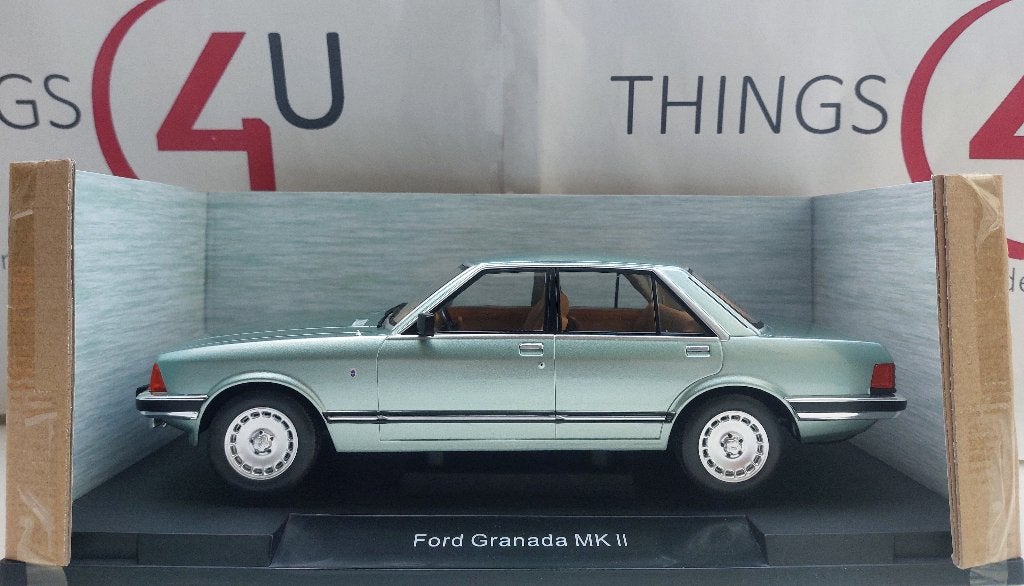 MCG 1:18 Ford Granada MK2 2.8i Limousine groen metallic, Hobby en Vrije tijd, Modelauto's | 1:18, Ophalen of Verzenden, Nieuw