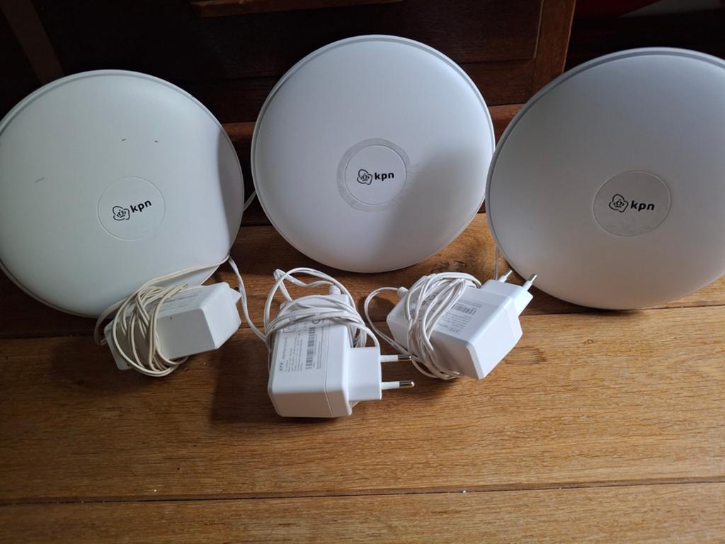 KPN SuperWifi punten (3 stuks) met adapters, Ophalen of Verzenden, Gebruikt, KPN