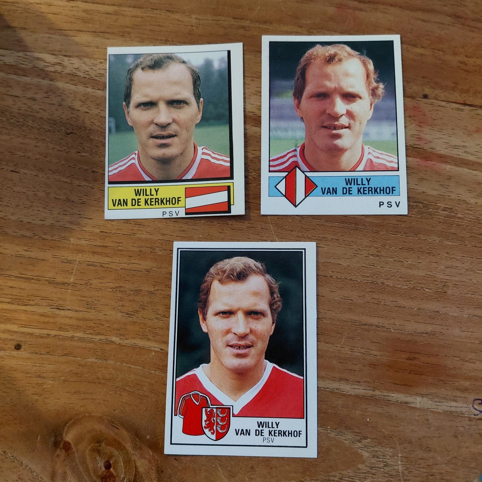 panini voetbal Willy van de kerkhof, Verzamelen, Ophalen of Verzenden, Zo goed als nieuw, PSV, Poster, Plaatje of Sticker