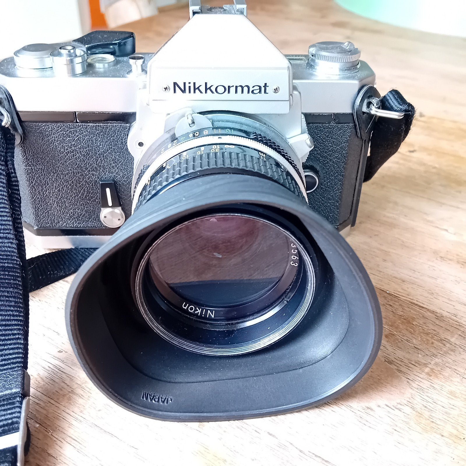 nikkormat camera met nikon lens, Ophalen of Verzenden, Compact, Nikon