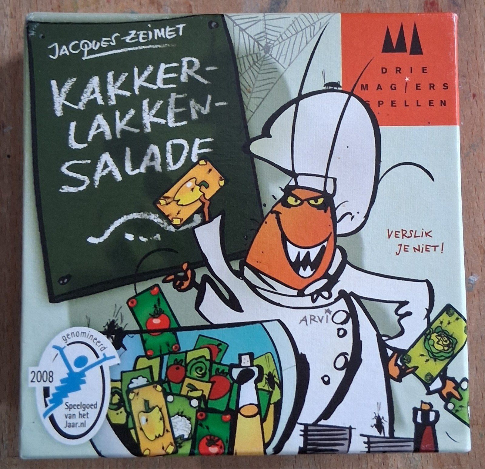 Kakkerlakken Salade bordspel - Zo goed als nieuw, Vijf spelers of meer, Ophalen of Verzenden, Zo goed als nieuw, Drie Magiers Spellen