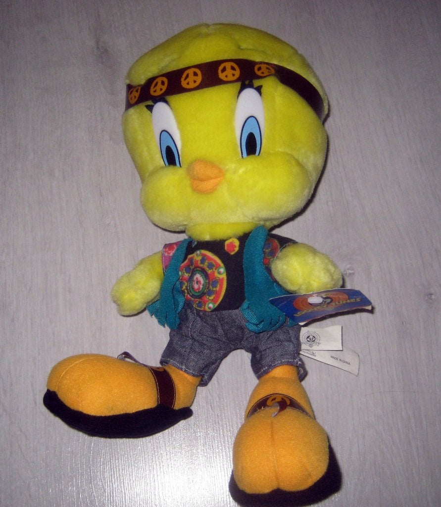 Tweety als Hippie van Warner Bros / Looney Tunes, Verzamelen, Verzenden, Overige figuren, Zo goed als nieuw, Beeldje of Figuurtje