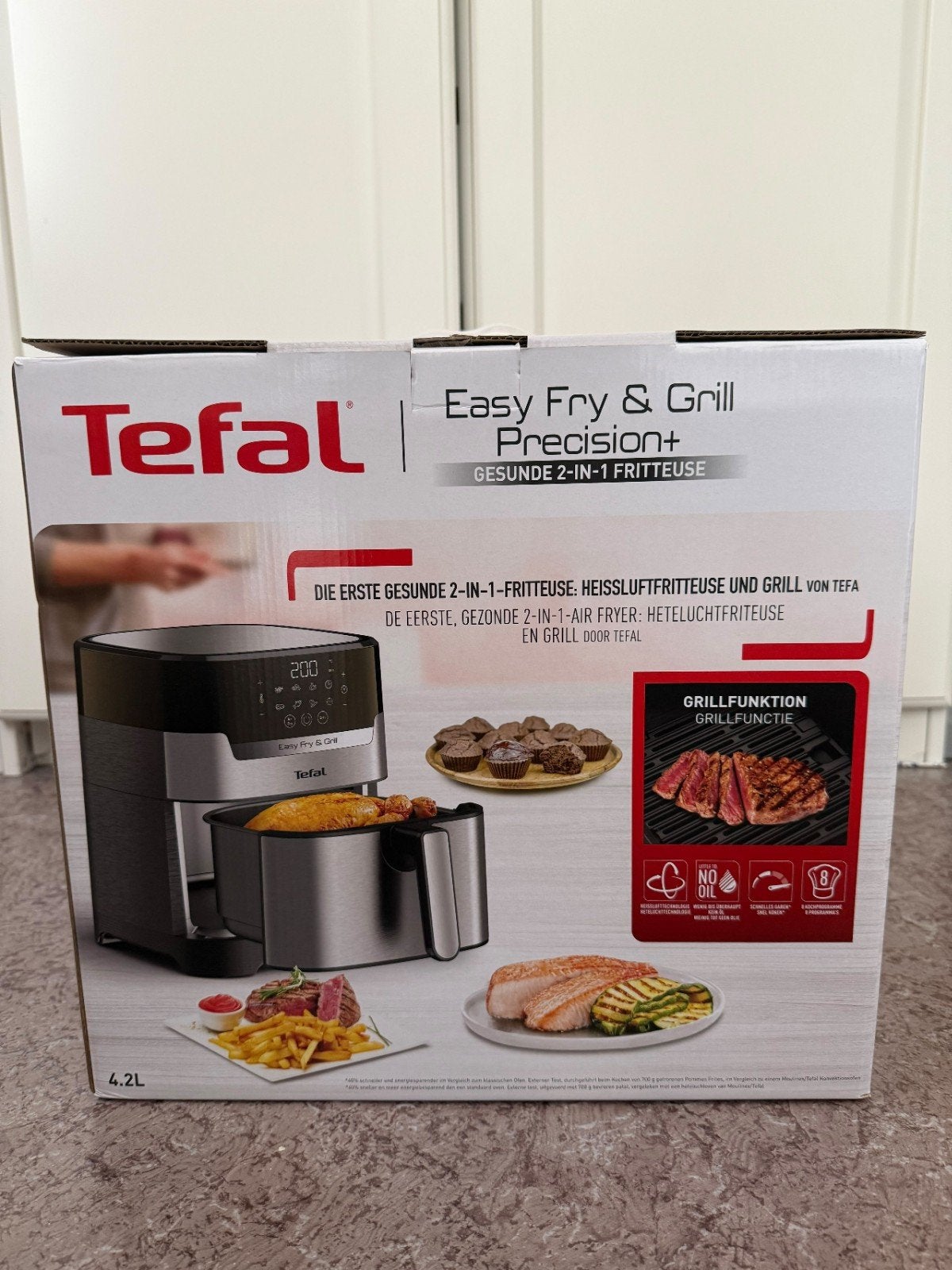 Tefal EY505D15 airfryer niew