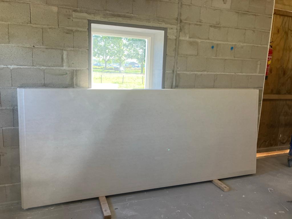 7 gipsplaten 3000x1200 4xAK 12mm voor een kratje hertogjan, Ophalen, Zo goed als nieuw, Overige materialen, Minder dan 20 mm