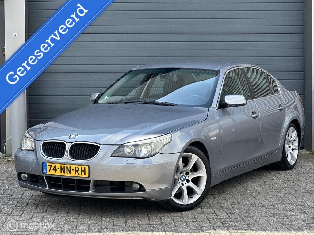BMW 5-serie E60 525i 192PK |Automaat | NW APK |, Auto's, BMW, Bedrijf, 5-Serie, ABS, Airbags, Airconditioning, Alarm, Boordcomputer