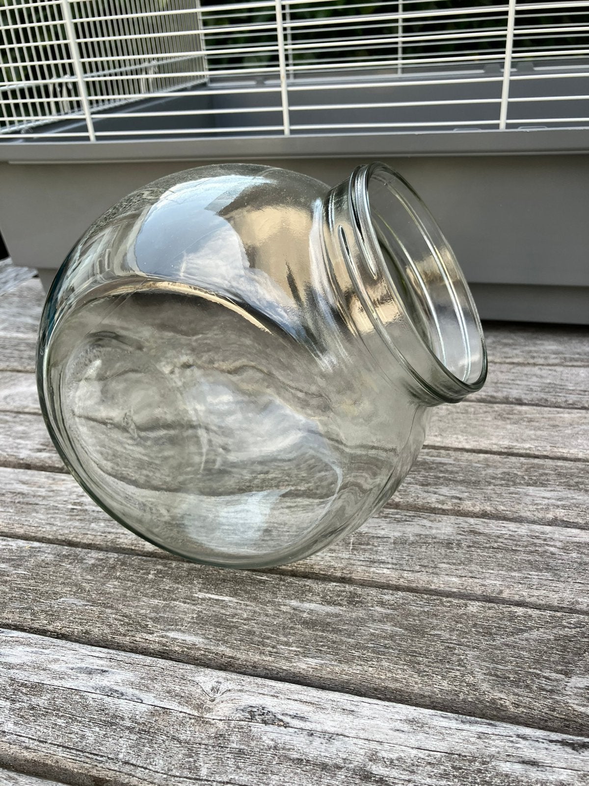 Glazen pot voor zandbak hamster, Dieren en Toebehoren, Ophalen, Zo goed als nieuw