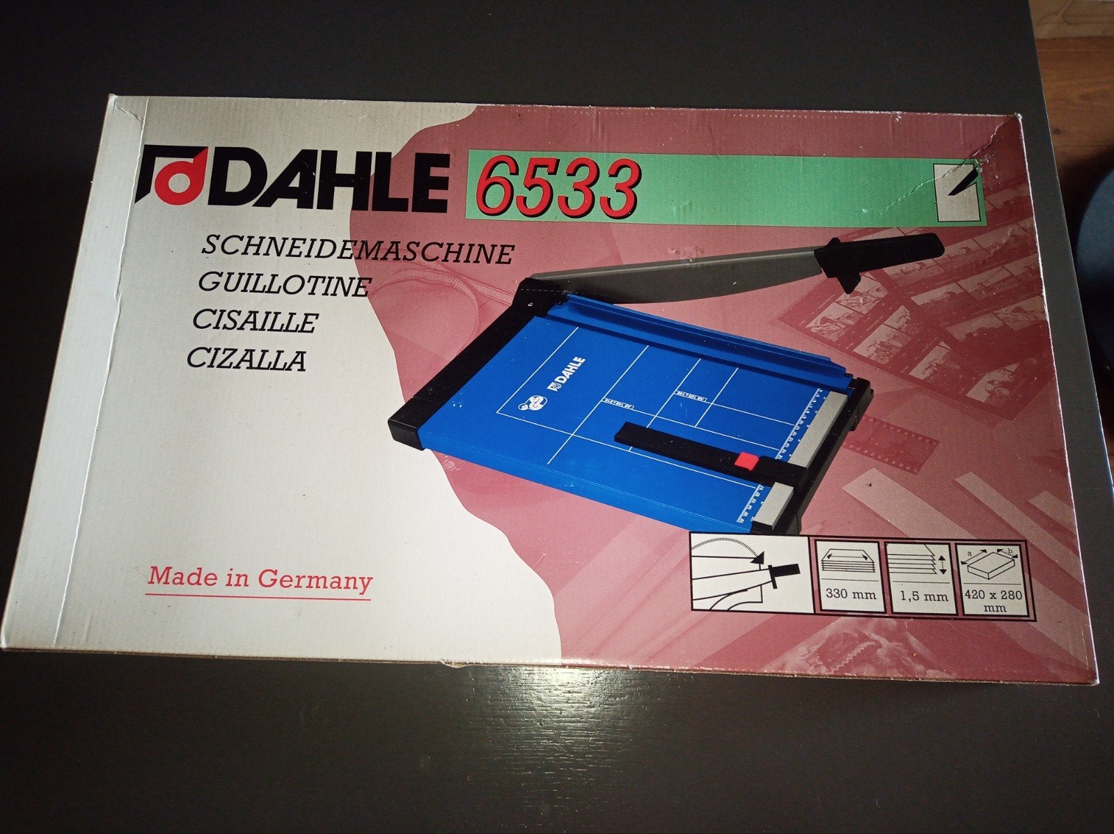Nieuwe Dahle 6533 papiersnijder - Made in Germany, Ophalen of Verzenden