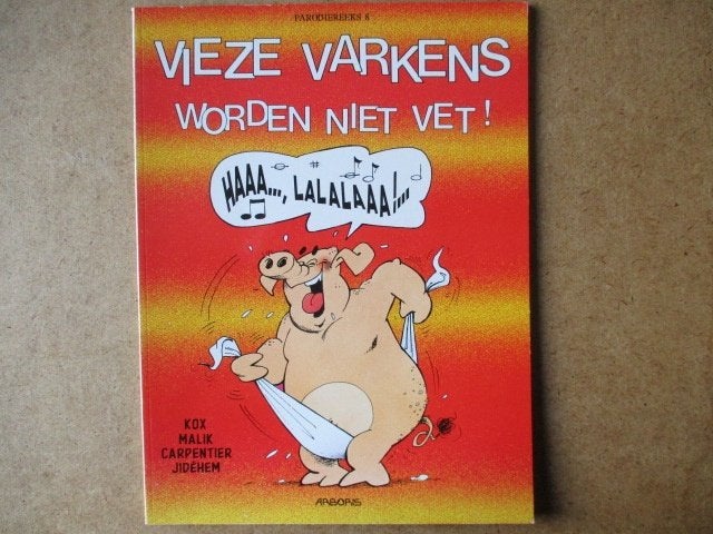 adv7648 parodie reeks - vieze varkens, Eén stripboek, Ophalen, Gelezen