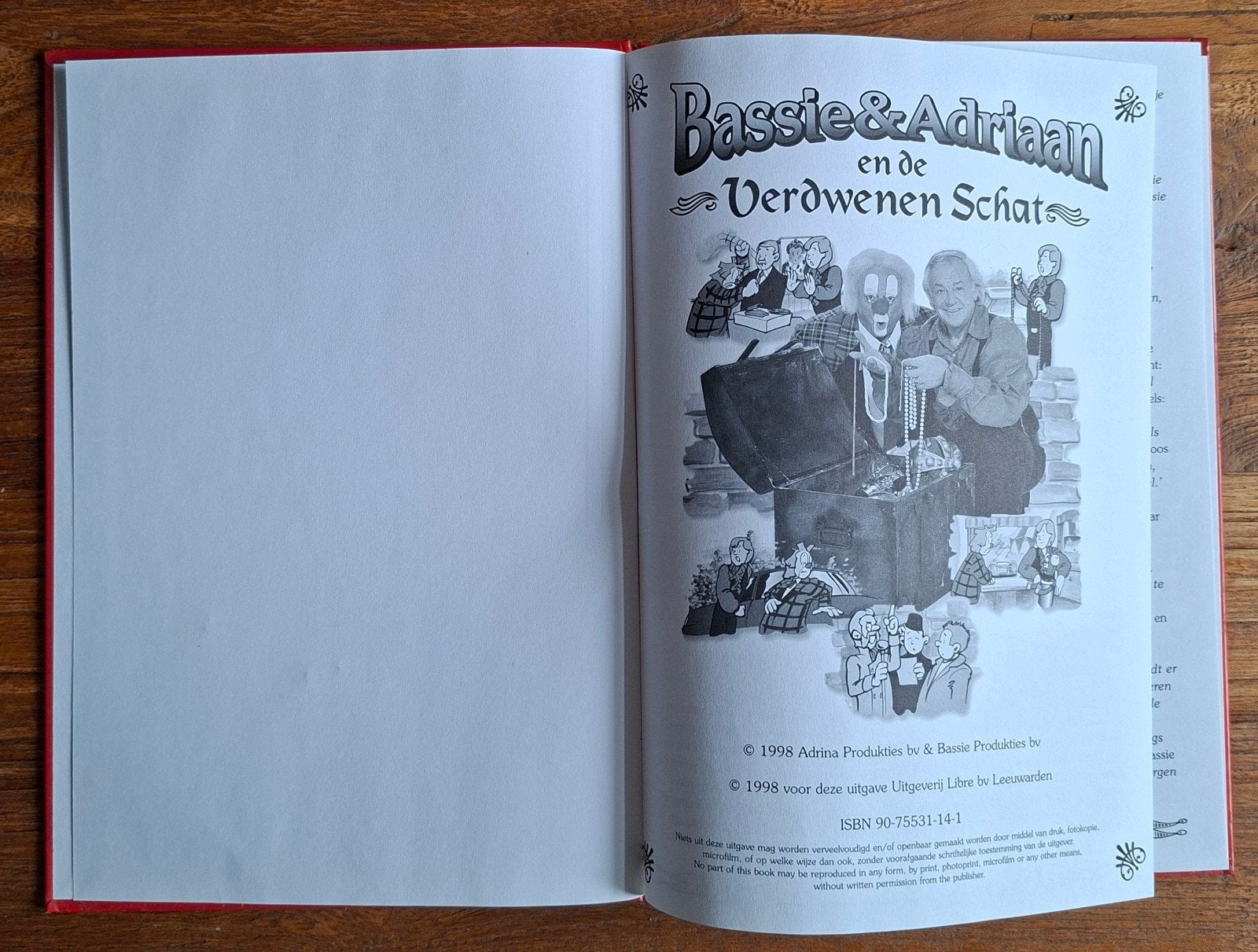 Bassie & Adriaan en de verdwenen schat ( excl cd), Ophalen of Verzenden, Overige typen