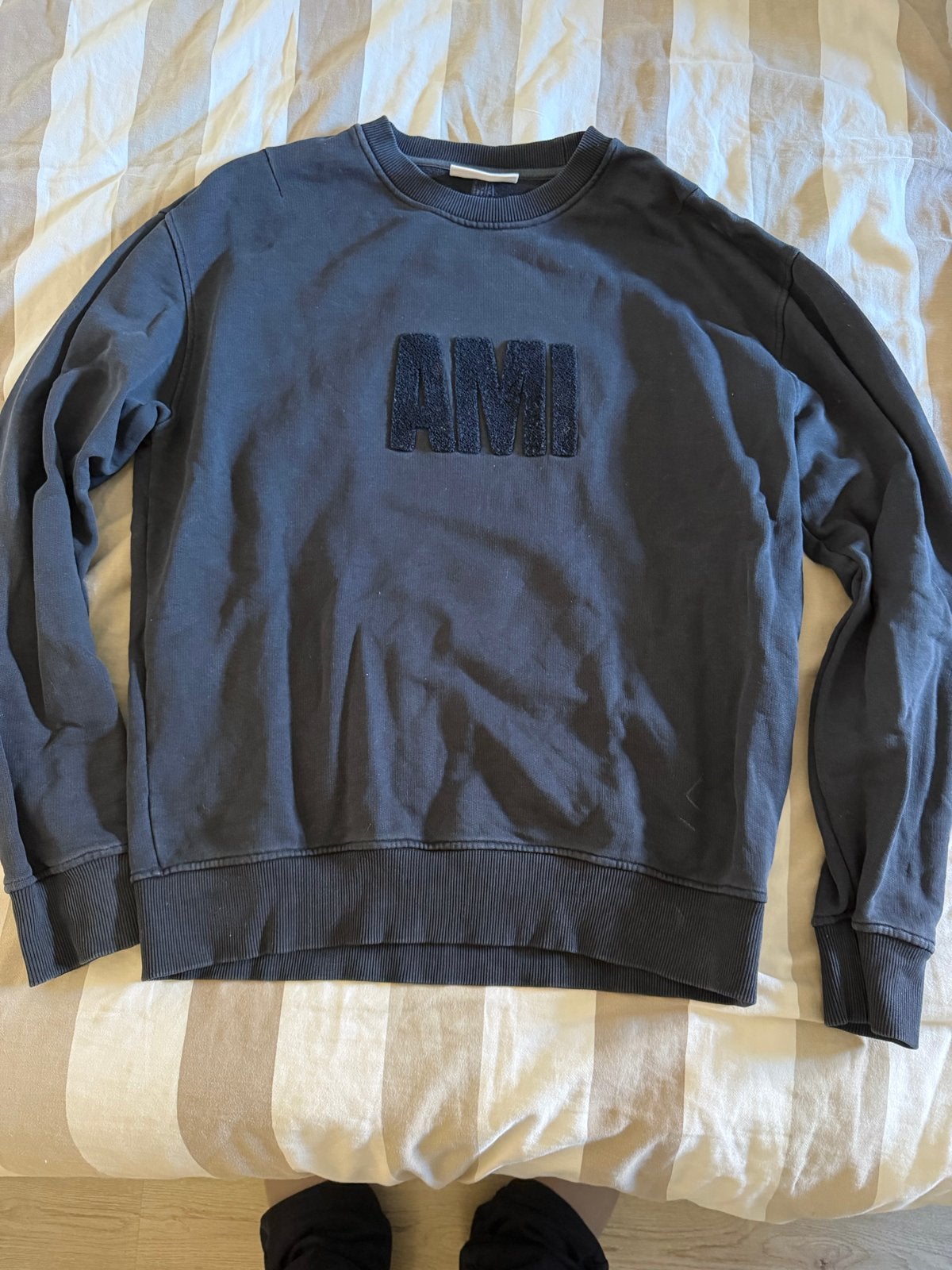 Ami Alexandre Mattiussi Sweatshirt - Maat M, Ophalen of Verzenden, Zo goed als nieuw, Maat 48/50 (M), Zwart
