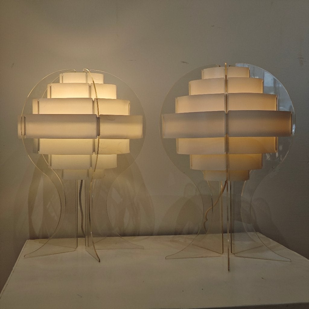 Vintage IKEA Lekene tafellamp, Kunststof, Gebruikt, Onbekend, Ophalen of Verzenden