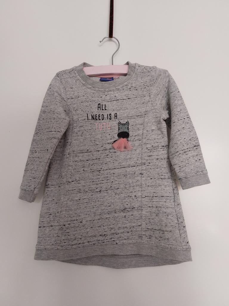 Lupilu sweatjurk maat 86-92 z.g.a.n., Kinderen en Baby's, Babykleding | Maat 86, Meisje, Jurkje of Rokje, Ophalen of Verzenden