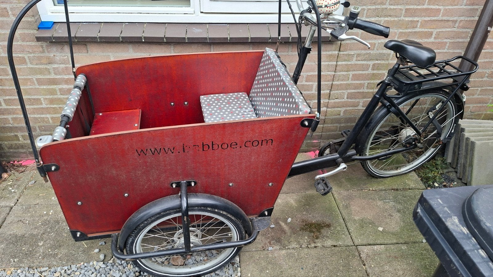 Babboe Big Bakfiets - Voor onderdelen of handig persoon., Ophalen of Verzenden, Gebruikt, 4 kinderen of meer