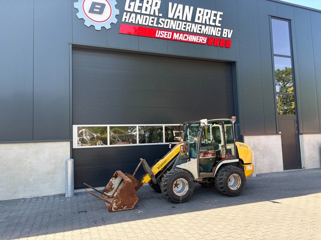 Kramer 350 minishovel/shovel (bj 2012), Zakelijke goederen, Machines en Bouw | Kranen en Graafmachines, Wiellader of Shovel